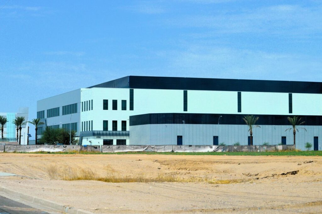 Nearly 3,000 new data centers, like this one under construction in Arizona, were either planned or under construction across the U.S. at the end of 2025.