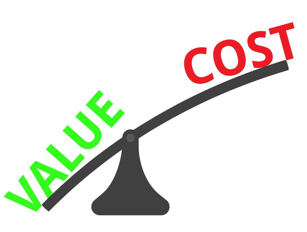 Value,Vs,Cost